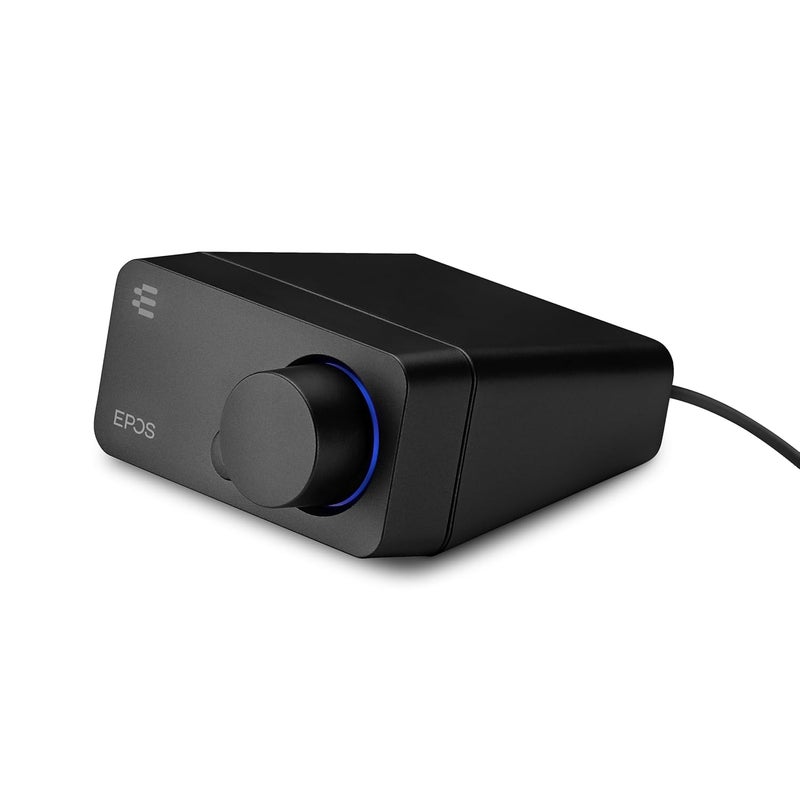 EPOS GSX 300 - External Computer Sound Card - High-Resolution Stereo & 7.1 Surround Sound - LED Volume Dial; Customizable Smart Button - Windows 10 Synchronized - Image 5